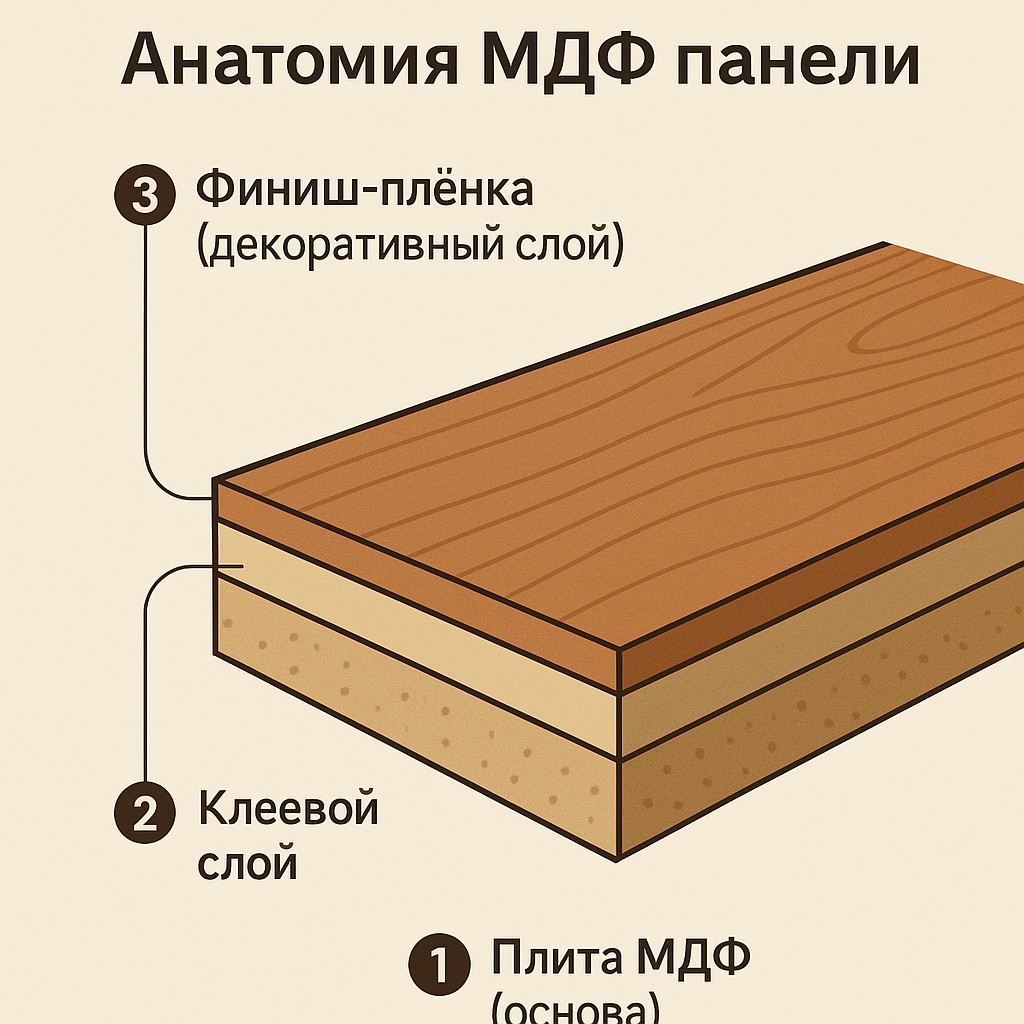 Качество панели складывается из трех ключевых компонентов