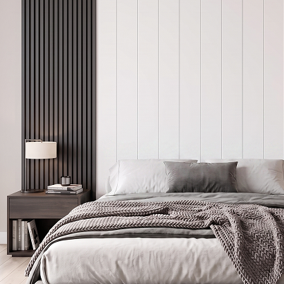 Панель Стеновая Акустическая Stella Trend (Тренд), Делюкс, Black Lead (Блэк Лид), 2780х600х21, (уп.1шт.)