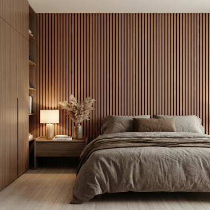 Панель Стеновая Акустическая Stella Trend De Luxe Terracotta 2780х600х21 (уп.1шт.)