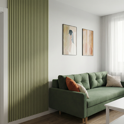 Панель Стеновая Реечная МДФ Stella Beats Base 2700x119x16 (4шт.упак.)