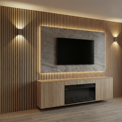 Панель Стеновая Акустическая МДФ Stella Comfort Standart Дуб Сонома 2780х600х9 (1шт.упак.)